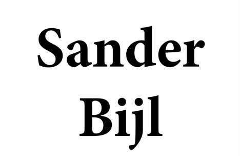 Sponsor_Sander Bijl
